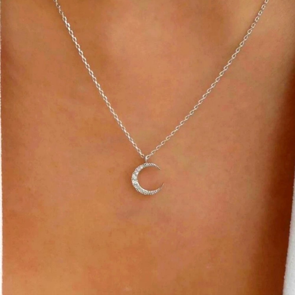 Sliver moon necklace